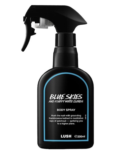 Blue Skies And Fluffy White Clouds Body Spray Lush